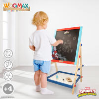 WOOMAX - Spidey y su superequipo pizarra caballete infantil 2 en 1, juguetes para niños, doble cara, blanca y negra, todo en uno, con tizas, borrador, rotulador, regalos para niños y niñas, +4 años - details 3