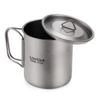 Taza De Camping De Titanio Portátil Con Mano Doblada Adecuada Para Picnic Tamaño 300ml / 350ml / 450ml / 550ml / 650ml / 750ml - details 35