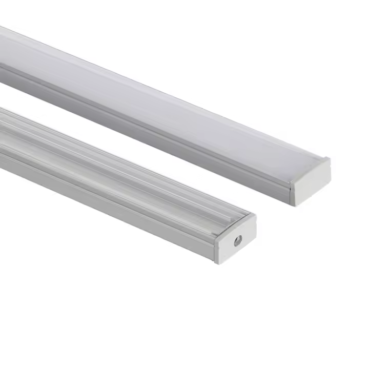 Ledkia Perfil de Aluminio Superficie con Tapa Continua para Tiras LED hasta 12 mm - 1