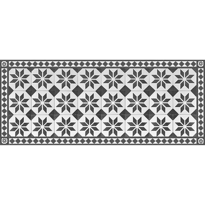 Crearreda Alfombra Cocina y Baño Lavable Vinilo 50x120 - 1