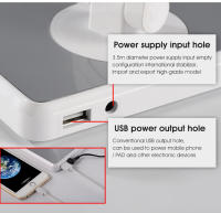 Lámpara De Escritorio LED LAOPAO Con 72 Lámparas Bajo La Cubierta 3 Colores Carga Inalámbrica Toque Protección Ocular Con Timer - details 9