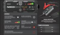 NOCO Boost GB40: Arrancador de Batería de Litio de 1000A UltraSafe – Antichispas y Protección contra Polaridad Inversa – Power Bank USB y Linterna LED – para Motores de Gasolina 6,0L y Diésel 3,0L - details 10