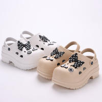 Sandalias Plataforma Gruesa Eva Para Mujer Verano Antideslizantes Zapatos De Jardín Clogs De Tapa Cerrada Para Playa Y Tierra - details 10