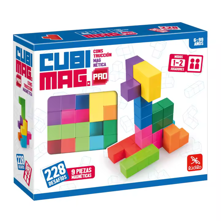 Ludilo Cubimag Pro  Juguetes Niños 6 Años  Juguetes Niño 6 Años O Más  Juguetes Niños  Rompecabezas Niños  Construcciones Magneticas Niños Y Adultos - 1