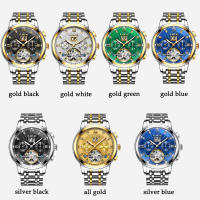 Reloj De Pulsera Automático LIGE 2024 Para Hombre Lujo Deportivo Resistente Al Agua Con Tourbillon Y Funciones Adicionales Acero Inoxidable - details 10