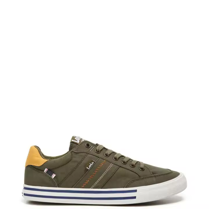 Lois 61375 Zapatillas para hombre caqui en textil 61375-147 - 1