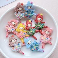 10 Pcs Figuras De Ballet Kawaii En Resina Para Manualidades Y Joyería Regalo Para Niños Accesorio Para Peinado DIY - details 9