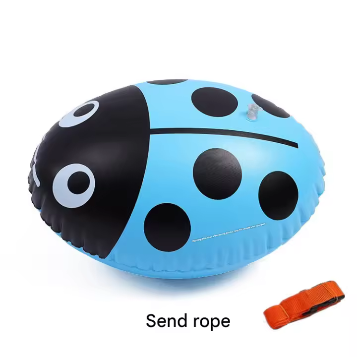 Boya de natación Altamente Visible, Flotador de Remolque Seguro de natación de Seguridad para Nadadores de Aguas Abiertas, triatletas, Snorkeling, Entrenamiento de natación Seguro, Naranja - 1
