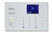 TECPEAK Sistema de Alarma Doméstica Sin Cables, Wifi/gsm, Sirena Solar, Sensor de Movimiento, Sensor de Puertas y Ventanas, 2 Mandos - details 1