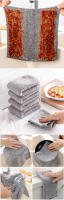10pcs Toallas De Microfibra Gris De Bambú Con Carbón Para Cocina Absorbentes Y Antigrasa Toallas De Limpieza Rectangulares Máquina Lavables - details 2
