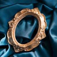 Marco De Fotos Pequeño Retro Dorado Adornos Para Joyería Y Maquillaje Vintage Decoración Para Fotografía Y Shoots - details 11