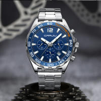 Reloj De Pulsera De Acero Inoxidable CRRJU Para Hombres Estilo Creativo Y Moda Con Dial Luminoso Y Cronógrafo Relogio Masculino - details 20