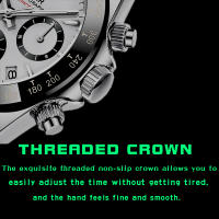 Reloj De Hombre BENYAR 2024 Chronógrafo Deportivo De Lujo Reloj De Cuarzo Acero Inoxidable Impermeable Con Manos Luminosas Y Calendario Completo - details 8