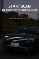 Luz De Báscula LED Para Coche Luz De Día Para Conducción Decorativa De Tapa Del Motor Guía Accesorios De Decoración - details 0
