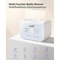 Calentador de biberones | Esterilizador de biberones | Calentador rápido de los productos para los niños y el ventilador desgelador Pantalla LCD Control Precise de la temperatura de la leche materna - details 3