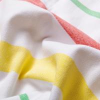 BENETTON Toalla de Playa Hamman 80x165cm 350gsm 100% Algodón Rosa, Amarillo y Verde - Rainbow BE - details 2