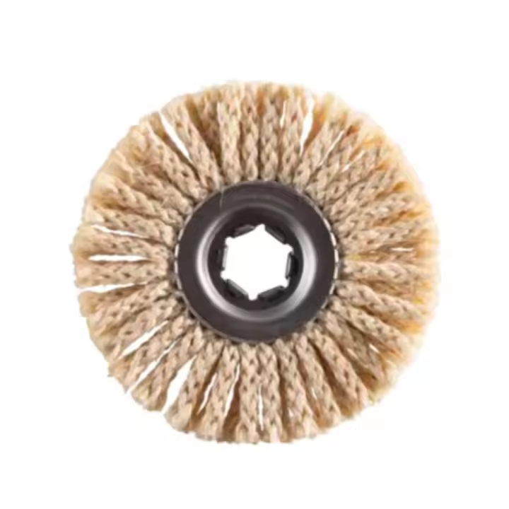 DISCO SISAL CUERDA Ø 115x6 mm EJE 20 mm C/GRAPA - 1