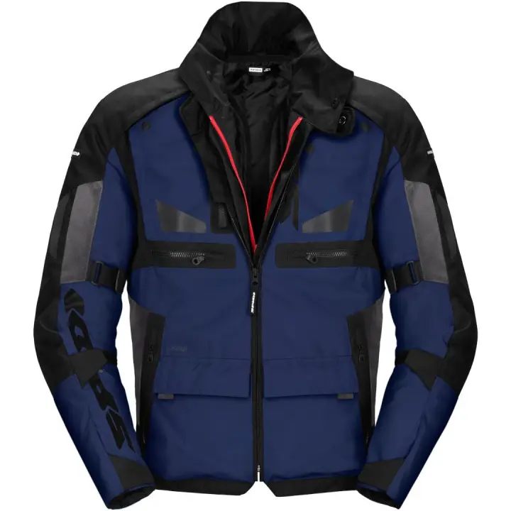 Chaqueta Spidi Crossmaster H2OUT Azul Negro - 1