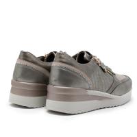 Sneakers mujer MY SOFT 24M573 CASUAL SPORT GOMAS Y CREMALLERA TAUPE 33790 24I - details 1