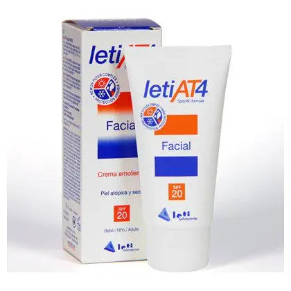 Letiat4 Crema Facial Hidratante Piel Atópica Spf20 50Ml - 1