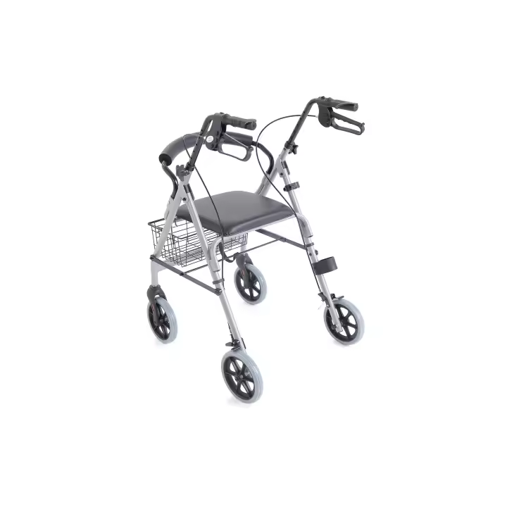 Ayudas Dinamicas Dinamicas Dinamicas Dinamicas Dinamicas Dinamicas Andador Rollator Atlante en Aluminio Pintado - Plegable y Ligero - 1