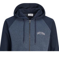 Jack & Jones Hombre Sudadera con Capucha y cierre cremallera Mod JJALVIS logo estampado Moda Casual Informal REF 256847 - details 6