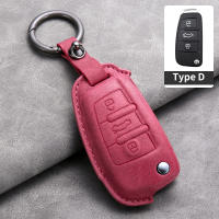 Funda De Llave De Coche En Cuero Para Audi A3 8L 8P A4 B6 B7 B8 A6 C5 C6 4F RS3 Q3 Q7 TT 8L 8V S3 Accesorios De Llavero - details 7