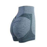 Shorts De Yoga Para Mujer Cintura Alta Shorts De Gimnasio Levantamiento De Glúteos Fitness Running Sportswear Polyester - details 26