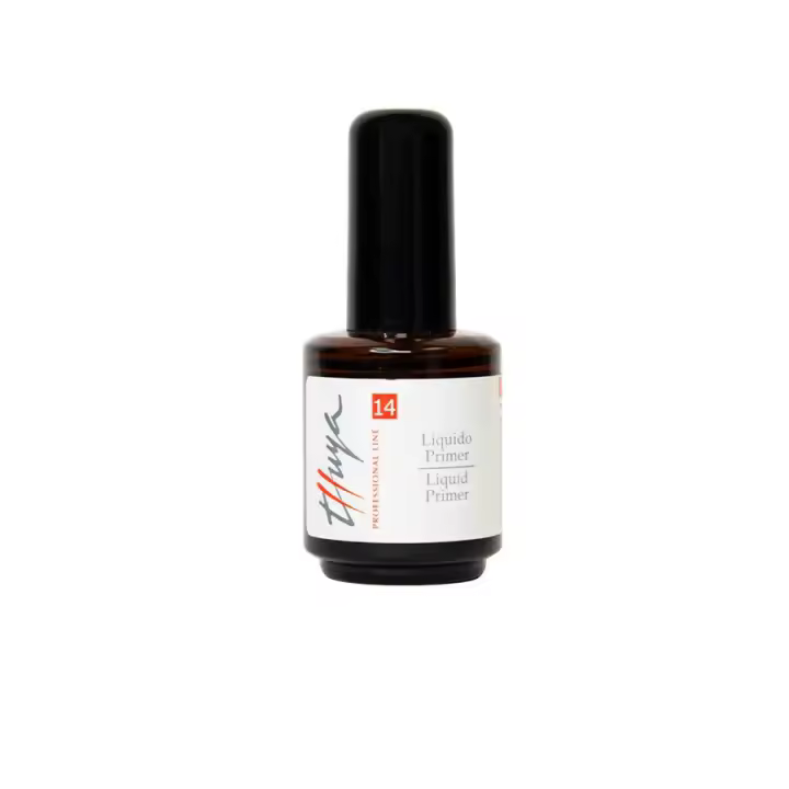 Thuya Primer Sin Ácido 14mL Vegano - Preparador de Uñas Profesional - Líquido Primer Vegano para Manicura Duradera - 1