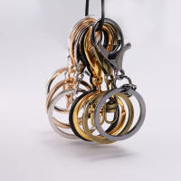 Lote De 5 Llaveros De Anillo Largo 70mm Con Cierre De Langosta Para Fabricación De Joyas Suministros De Enlaces Metálicos De Aleación De Zinc Estilo Trendy Unisex - details 15