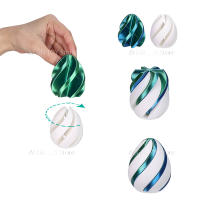 Juguete Antiestrés Passthrough De 3D Imprimido Pirámide Imposible Con Cono Espiral Decoración De Escritorio De Árbol De Navidad Juguete Interactivo Para Alivio Del Estrés - details 4