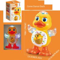 Juego De Lluvia De Pato Cartoon Con Luz Eléctrica Y Música Juguete Educativo Para Niños Edad Recomendada 3-12 Años Baterías No Incluidas - details 1