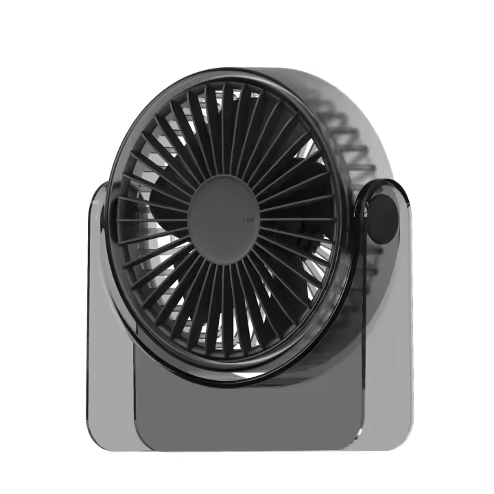 Ventilador de escritorio Pequeño USB-[Diseño estético] Mini mate pero powerful portátil ultra Silencioso 3 velocidades ventilador personal de esritorio para Viajes al Aire Libre, dormitorio - 1