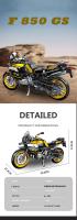 Bloques De Construcción De Motocicleta City F85 GS MOC Model Kit Bloque De Carreras Vehículo De Motor Para Decoración De Escritorio Juguetes Educativos Para Niños Regalos - details 0