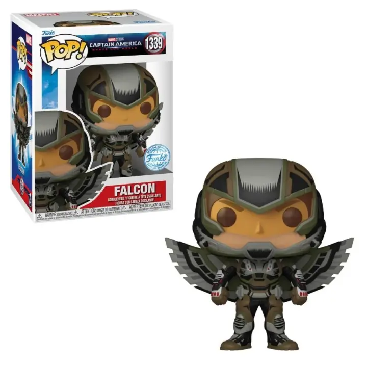 Funko Pop Marvel Capitan America Brave New World Falcon Special Edition 1339 Figura Coleccionable - 1