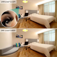 Cámara IP WiFi 4MP Para El Hogar Con Audio Bidireccional Y Rotación De 355 Grados Cámara CCTV Inalámbrica Con Puerto RJ45 Para Seguridad Interior - details 2