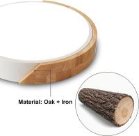 Luz de Techo LED Moderna Madera Ø30cm - 18W Natural - details 2