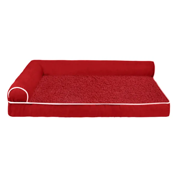 Dog bed for medium and large dogs, orthopedic dog bed with removable and washable cover, shaped pet bed with waterproof lining and non-slip bottom, dog sofa bed - 1