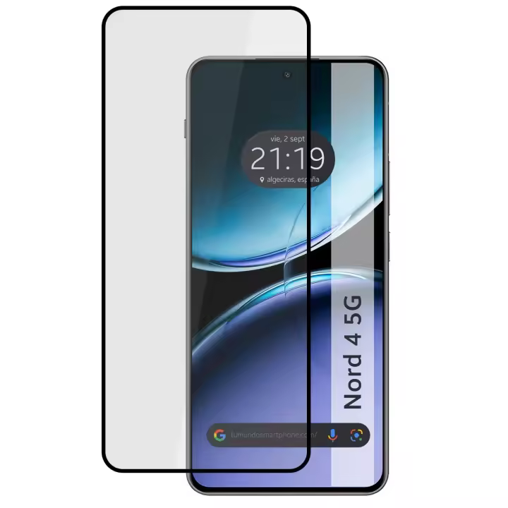 Tumundosmartphone Protector Cristal Templado Completo 5D Full Glue Negro para Oneplus Nord 4 5G Vidrio - 1