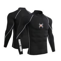 Camiseta Deportiva De Hombre Con Manga Larga Para Correr Y Gimnasio Ropa De Fitness Comprimida Sudadera De Sportwear - details 15