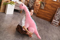 Juguete De Peluche Dinosaurio Tanystropheus 50/80cm Para Niñas Y Niños Regalo De Navidad Y Cumpleaños Color Azul/Morado/Rosa - details 6