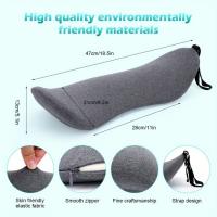 Almohada De Espuma De Memoria Ortopédica Para Alivio Y Soporte Lumbar Ideal Para Dormir De Lado Embarazo Y Maternidad - details 6