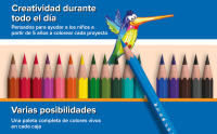 BIC Kids Tropicolors - El Set Esencial para Pequeños Artistas con 24 Lápices de Colores Surtidos  Explora, Crea y Aprende en el Cole - details 1