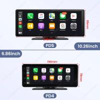 Reproductor Multimedia Para Coche Universal 11.26'' Tela De Toque Con Wireless Carplay Android Auto MP5 Soporte AUX BT FM DSP Cámara De Retroceso - details 5