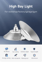 Lámpara LED E27 Super Brillante 50W 30W Para Barniz Y Almacenamiento Iluminación De 120° Impermeable De Aluminio Para Trabajo En Taller Y Fabricación - details 0
