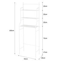 Estantería Sobre Inodoro Ahorra Espacio Organizador de Baño 165*55*26cm - details 0