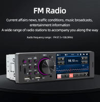 BQCC Radio De Coche 1 DIN 4 Pulgadas Bluetooth MP5 Colorido Con Luz USB TF Reproductor De Música Hands-Free Control Remoto Audio ISO - details 5