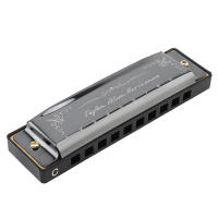 Harmonica Blues De 10 Agujeros 20 Aros Para Principiantes Con Placa De Arcilla De Cobre Marrón / Negro Regalo De Órgano De Bocina - details 19