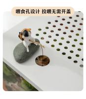 Acuario Transparente Con Tapa Y Resistentes a Caídas PET+ABS Para Tortugas Y Peces Acuario Hidroponía Para El Hogar - details 7