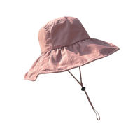 Sombrero De Sol Para Mujer Estilo Coreano Con Gran Alas Protección Solar Sombrero De Pescador Negro Gorra Casual De Verano - details 19